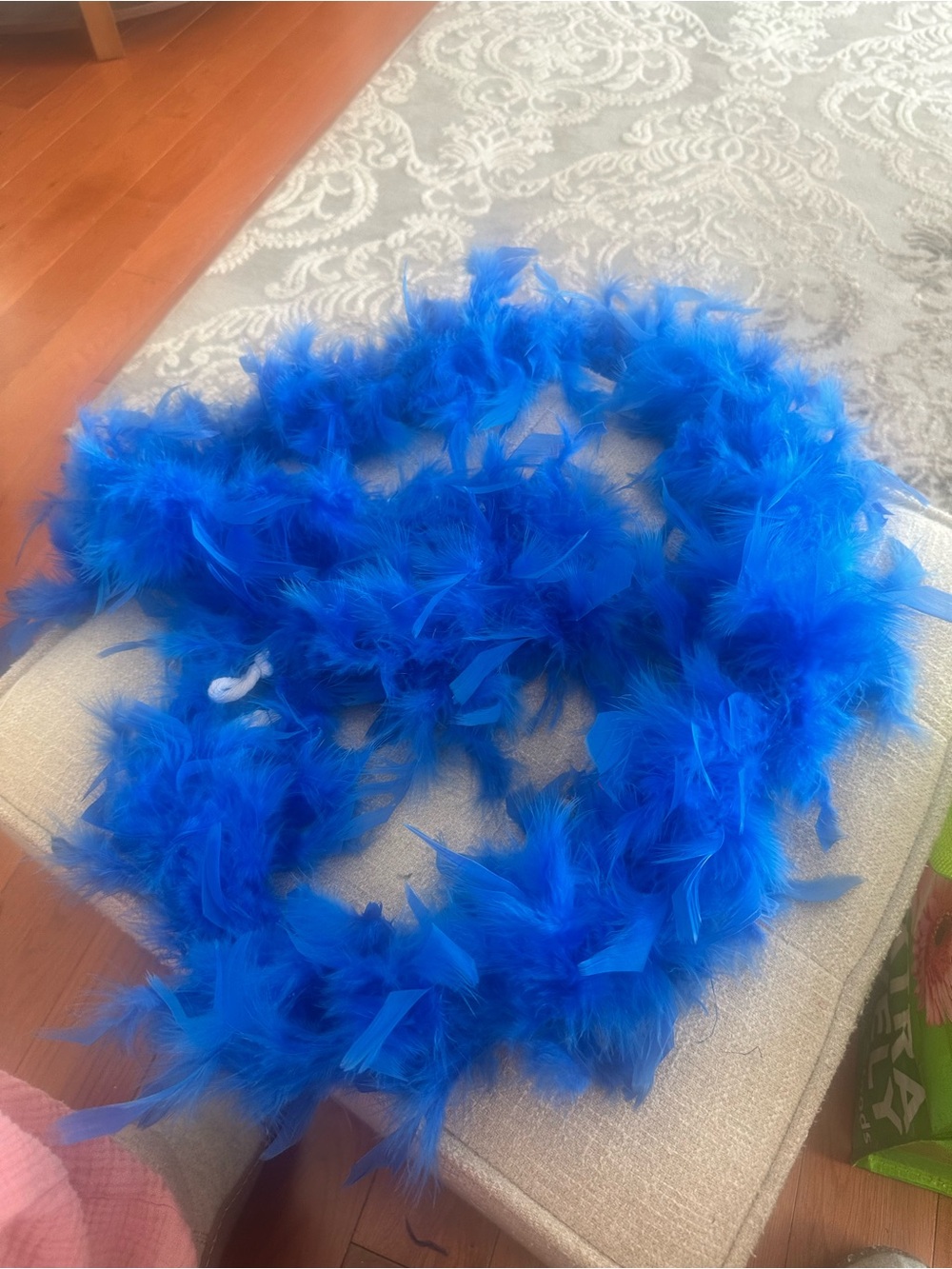 Vibrant Royal Blue Feather Boa